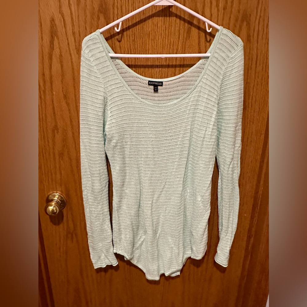 Express mint sweater